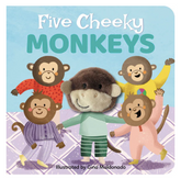 Five Cheeky Monkeys Finger Puppet Book